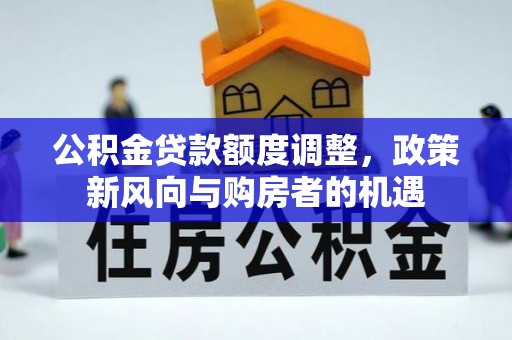 津南公积金贷款额度调整，政策新风向与购房者的机遇