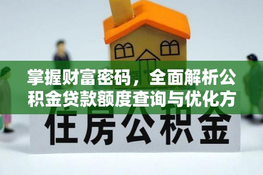 津南掌握财富密码，全面解析公积金贷款额度查询与优化方案